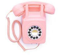 GPO Retro GPO746WPK 746 Wall Mount Push Button Telephone - Pink [New ] Pink