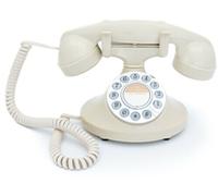GPO Retro GPOPRLPBCR Pearl Classic Desktop Push Button Telephone - Cream [New ]