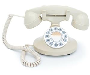 GPO Retro GPOPRLPBCR Pearl Classic Desktop Push Button Telephone - Cream [New ]
