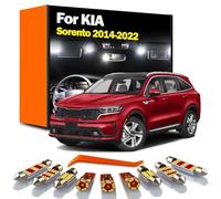 GPQAEVK 11Pcs LED Interior Roof Map Light Kit, For KIA Sorento 2014 2015 2016 2017 2018 2019 2020 2021 2022 Car Reading Bulbs