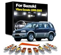 GPQAEVK 12Pcs LED Interior Map Dome Light Lamp Kit, For Suzuki Grand Vitara Escudo 1999 2000 2001 2002 2003 2004 2005 Car Led Bulb