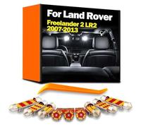 GPQAEVK 14Pcs LED Interior Dome Map Reading Trunk Light, For Land Rover Freelander 2 LR2 2007-2013 Indoor Bulb Signal Lamp