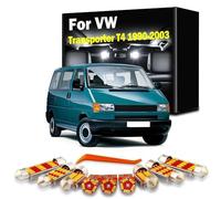 GPQAEVK 14Pcs LED Interior Light KitLED Interior Light Kit, For VW Volkswagen Transporter T4 1990-2003 Reading Map Door Trunk Bulb Car Accessories