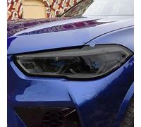 GPQAEVK Car Headlight Protective Film Headlamp Restoration Transparent Black TPU Protective, For BMW X5 2019-on