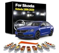 GPQAEVK Interior Roof Light Kit, For Octavia MK1 MK2 MK3 I II III A5 A7 1U 1U2 1U5 1Z 1Z3 1Z5 5E 5E3 5E5 1996-2019 2020 LED Bulbs