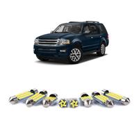 GPQAEVK LED Interior Ceiling Light Kit, For Ford Expedition 1999-2015 2016 2017 Map Dome Trunk License Plate Bulbs Car Accessories