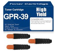 GPR-39 Black Toner Cartridges Compatible for Canon ImageRunner 1730 1730i 1740 1740i 1750 1750i ADV 400 500 400if 500if Printers with chip High Yield Work,GPR 39-3PC