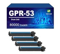 GPR-53 Drum Unit Compatible For Canon GPR53 GPR 53 Works With C3520 3525 C3530 C3320 C3325 C3330 DXC3720 C3725 C3730 C3020 C3025 C3120 C3125 C3835 C3830 C3826 Printer, GPR53-1 set