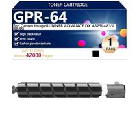 GPR-64 Compatible Replacement Toner Cartridge for Canon imageRUNNER ADVANCE DX 4825i 4835i 4845i Printer, High Yield 42000 Pages, Easy to Install,Black-1 pack