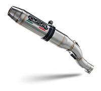 Gpr Exclusive Deeptone Inox With Catalyst Kawasaki Z250 13-16 Homologated Slip On Muffler Silver Homologated
