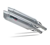 Gpr Exclusive Furore-x Inox With Catalyst Ducati Monster 695 06-08 Homologated Slip On Muffler Silver Homologated