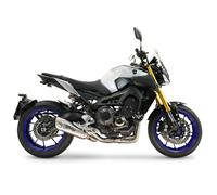 Gpr Exclusive Gp-revo Titanium Yamaha Mt-09 Tracer 900 15-16 Not Homologated Full Line System Silver Not homologated