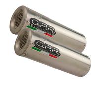 Gpr Exclusive M3 Inox Double Shiver 900 17-20 Euro 4 Homologated Slip On Muffler