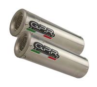 Gpr Exclusive M3 Inox High Level Double Vtr 1000 Sp2 Rc51 02-06 Homologated Muffler