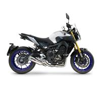 Gpr Exclusive M3 Inox Yamaha Mt-09 14-16 Homologated Full Line System Silver Homologated