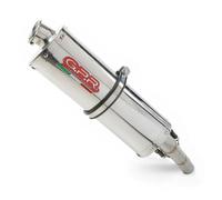 Gpr Exclusive Trioval Mid Line System Multistrada 1200 10-14 Cat Homologated Muffler Silver Homologated