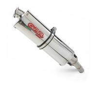 Gpr Exclusive Trioval Mid Line System V-strom Dl 650 12-16 Euro 3 Homologated Muffler Silver Homologated