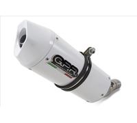 GPR Exhaust BMW F700GS 2016 2017 2018 Slip-On White Albus Evo4 DB Killer