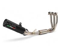 GPR Exhaust Compatible with CF Moto 675NK 2024-2027, M3 Black Titanium, Racing Full System Exhaust, including Removable DB Killer