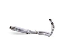 GPR Exhaust Compatible with Kawasaki Versys 650 2023-2026, Deeptone Inox, Racing Full System Exhaust