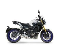 GPR Exhaust Compatible with Yamaha MT-09 2014-2016, M3 Inox, Racing Full System Exhaust, including Removable DB Killer