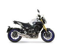 GPR Exhaust Compatible with Yamaha MT-09 Tracer 900 2017-2020, GP-Revo Titanium, Racing Full System Exhaust, including Removable DB Killer