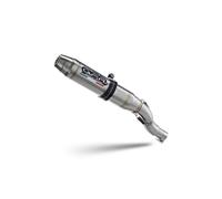 GPR Exhaust Compatible with Yamaha YZF-R 125 2017-2018, Deeptone Inox, Racing Full System Exhaust, including Removable DB Killer
