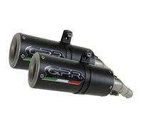 Gpr Exhaust Systems M3 Titanium Double Monster 796 10-14 Homologated Muffler Black Homologated