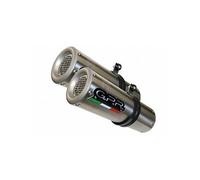 Gpr Exclusive M3 Natural Titanium Double Vtr 1000 Sp1 Rc51 00-01 Homologated Muffler Silver Homologated