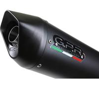 Gpr Exhaust Systems Furore Nero Hyosung Comet 650 Gt-r 04-16 Homologated Bolt On Muffler Black Homologated