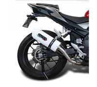 Gpr Exhaust Systems Albus Ceramic Honda Cb400 X 2013-2015 Oval Homologated Slip On Muffler