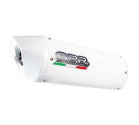 Gpr Exhaust Systems Albus Ceramic Ktm Supermoto Smr 990 08-12 Homologated Bolt On Muffler White Homologated
