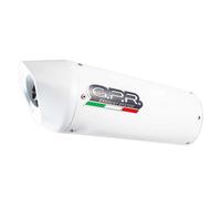Gpr Exhaust Systems Albus Ceramic Ktm Supermoto Smr 990 08-12 Homologated Bolt On Muffler White Homologated