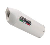 Gpr Exhaust Systems Albus Evo4 Aprilia Tuareg 660 21-23 Ref:e5.a.77.albe4 Homologated Slip On Muffler Clear Homologated