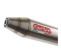 Gpr Exhaust Systems Deeptone Atv Baja 400 Efi/supermoto 10-18 Homologated Slip On Muffler Silver Homologated