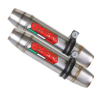 Gpr Exhaust Systems Deeptone Inox Aprilia Shiver 900 17-20 Not Homologated Slip On Muffler Black Not Homologated