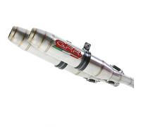 Gpr Exhaust Systems Deeptone Inox Dual Honda Vfr 800 V-tec 02-13 Homologated Slip On Muffler Silver Homologated
