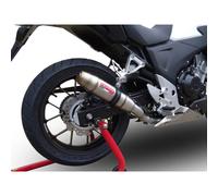 Gpr Exhaust Systems Deeptone Inox Honda Cb400 X 2019-2024 E5 Round Homologated Slip On Muffler