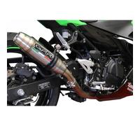 Gpr Exhaust Systems Deeptone Inox Kawasaki Z 400 18-20 Euro 4 Homologated Slip On Muffler Silver Homologated