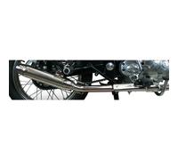 Gpr Exhaust Systems Deeptone Inox Slip On Royal Enfield Classic/bullet Efi 500 09-16 Cat Homologated Muffler Silver Homologated