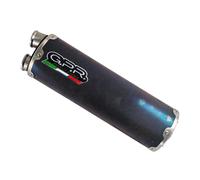 Gpr Exhaust Systems Dual Poppy Benelli Trk 502 X 21-22 Ref:e5.be.16.dual.po Stainless Steel Homologated Oval Muffler
