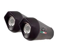 Black GPR 2 Exhaust Mufflers Furore Evo4 Poppy Approved Bmw K 1600 Gt 2017 2020