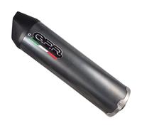 Gpr Exhaust Systems Furore Evo4 Poppy Ducati Monster 1200 S/r 17-20 Ref:e4.d.128.cat.fupo Homologated Oval Muffler Black Homologated