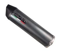 Gpr Exhaust Systems Furore Evo4 Poppy Fantic Motor Xmf 125 21-22 Ref:fn.2.fp4 Homologated Oval Muffler Black Homologated