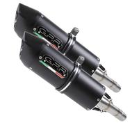 Gpr Exhaust Systems Furore High Level Double Honda Vtr 1000 Sp2 Rc51 02-06 Homologated Muffler Black Homologated