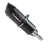 Gpr Exhaust Systems Furore Honda Silver Wing 600 Ie/sw-t 07-16 Cat Homologated Slip On Muffler Black Homologated