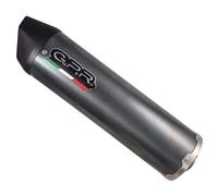 Gpr Exhaust Systems Furore Poppy Ktm Duke 250 Versione Alta/high Level 17-20 Ref:ktm.86.1.race.fupo Not Homologated Oval Muffler Black Not Homologated