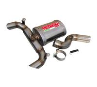Gpr Exhaust Systems Ghost Aluminium Gsr 400 06-11 Homologated Slip On Muffler Silver Homologated