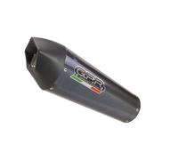 Gpr Exhaust Systems Gp Evo 4 Poppy Suzuki Gsxs 1000 21-22 Carbon Homologated Slip On Muffler Black Homologated