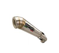 Gpr Exhaust Systems Powercone Evo Benelli Leoncino 500 17-20 Euro 4 Homologated Muffler Silver Homologated